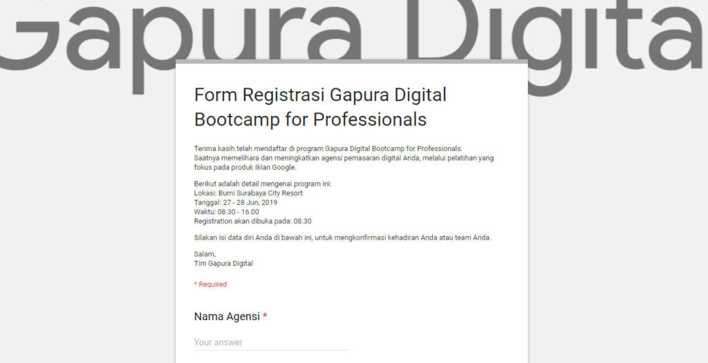 registrasi bootcamp