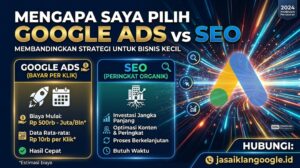 Mengapa Saya Pilih Google Ads Vs SEO untuk Bisnis Kecil