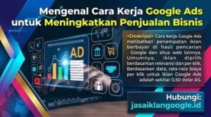 Mengenal Cara Kerja Google Ads untuk Meningkatkan Penjualan Bisnis – jasaiklangoogle.id