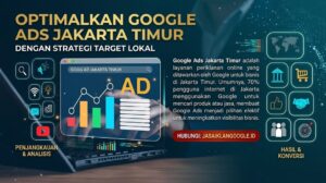 Optimalkan Google Ads Jakarta Timur dengan Strategi Target Lokal